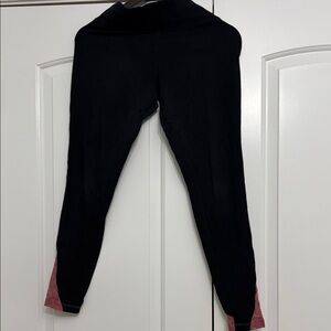Victoria's Secret Black and Pink Leggings